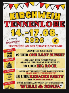 Programm Kirchweih 2026